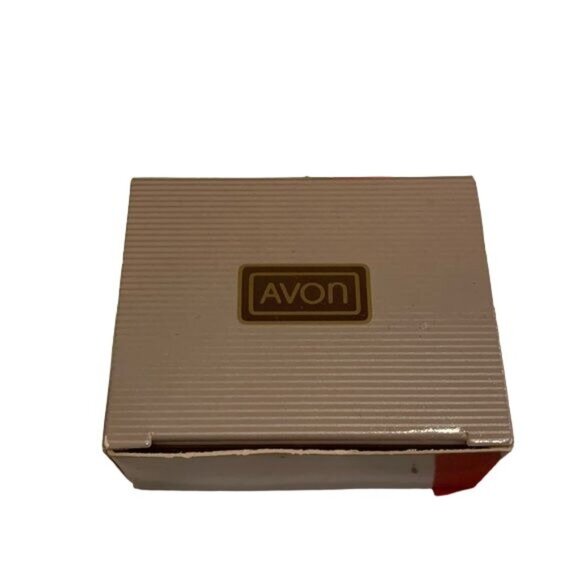 Vintage Avon Sequin Sparkle Earrings Red White Pierced Stud 1991 - Picture 3 of 5